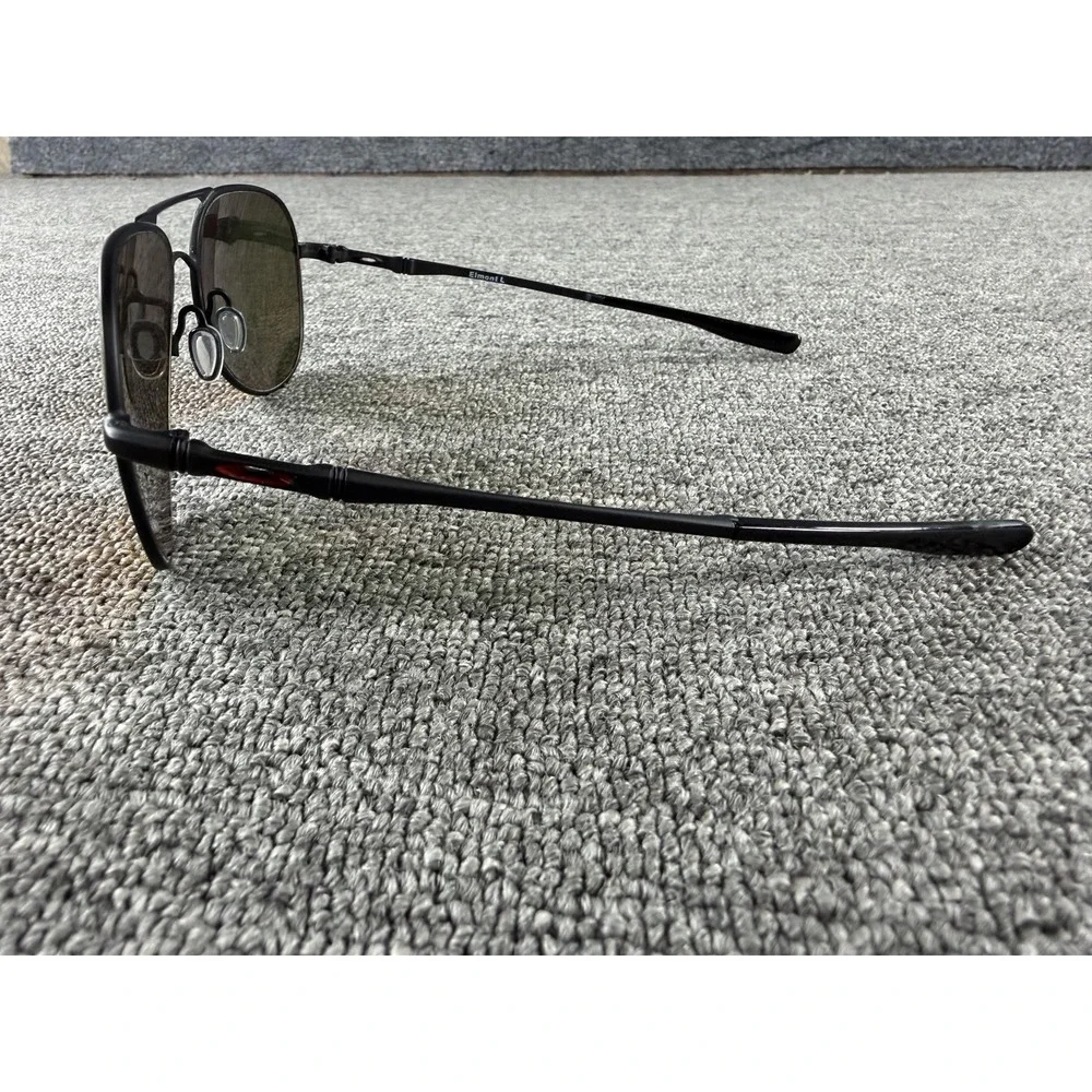 Oakley Sunglasses Mens One Size Black Elmont L Aviator Orange Mirror OO4119-1360